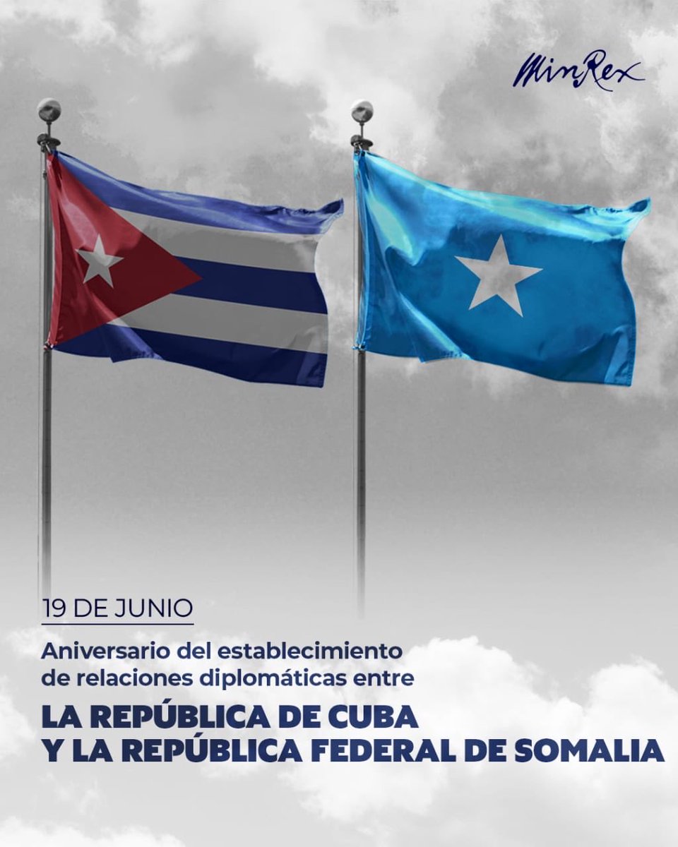 ComEMPACAV's tweet photo. Cuba y Somalia 🇸🇴 celebran el 54 aniversario de los lazos de amistad entre ambos pueblos y gobiernos. https://t.co/3nvdkRqC3e