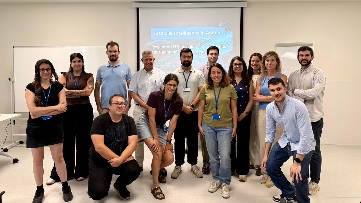 I3ptT's tweet photo. 🚀 La IA en salut, a debat en la segona Taulí Health AI Week!

Durant 3️⃣ dies, experts de primer nivell han compartit coneixement i experiències amb un objectiu comú: entendre com la IA pot generar un impacte real i segur en el sistema sanitari.

🔗 https://t.co/2eLlwKh8oo https://t.co/T42F14ZDmv