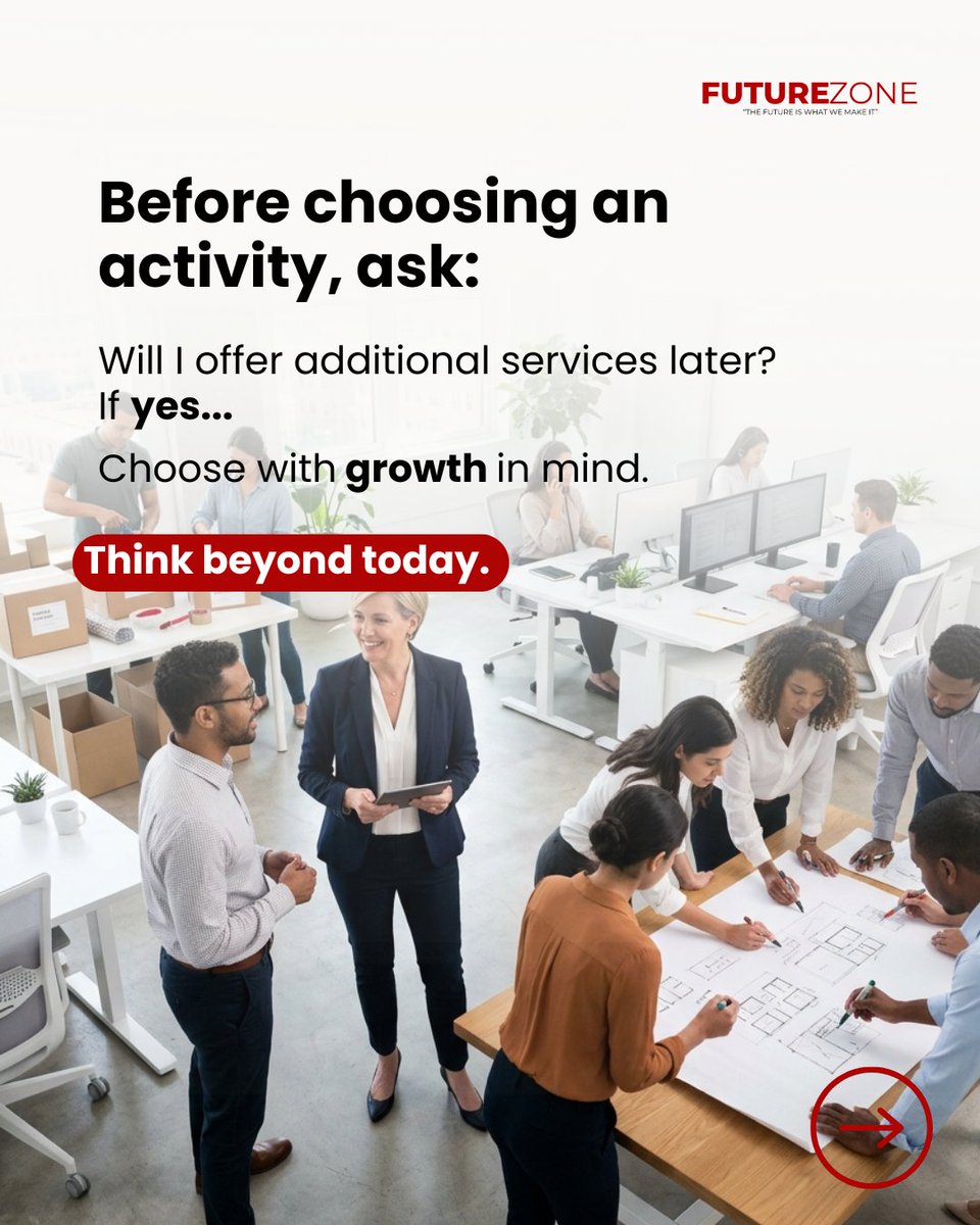 futurezone_ae's tweet photo. Most founders spend hours comparing company setup packages and only minutes choosing their business activity. 

That can be an expensive mistake.

#BusinessSetupDubai, #UAEFounders, #StartupDubai, #EntrepreneurUAE, #FutureZoneZoneBusiness https://t.co/bgeJU2t1mP