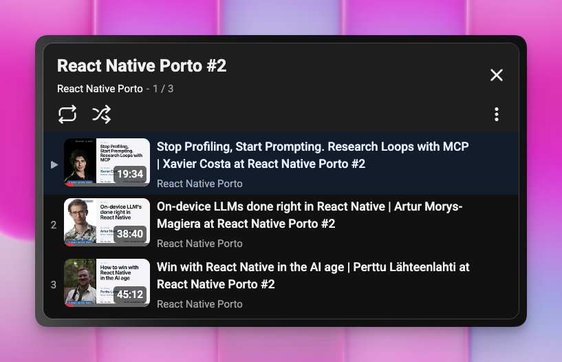 React Native Porto tweet media