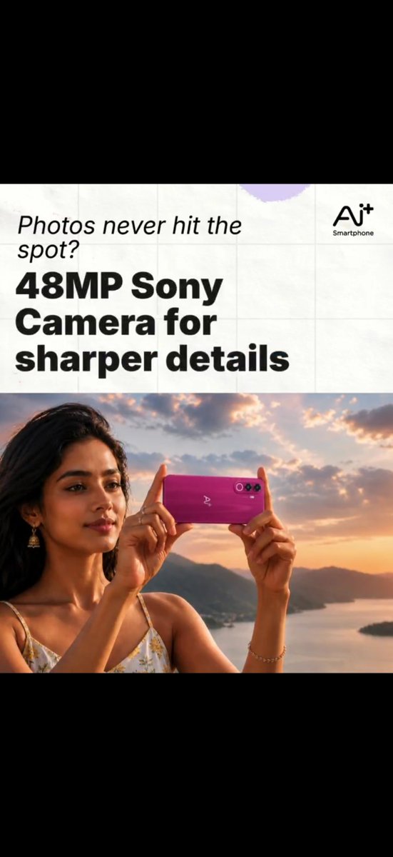 Wasimkh110's tweet photo. @aiplus_official 48MP Sony Camera for sharper details

#AiPlusSmartphone #Nova2Neo5G #GiveawayAlert #AddaPlus 

@aiplus_official 
Join
@wqs_shkh 
@Rambabu0123456 
@sq_silmi https://t.co/xyAUaPV19C