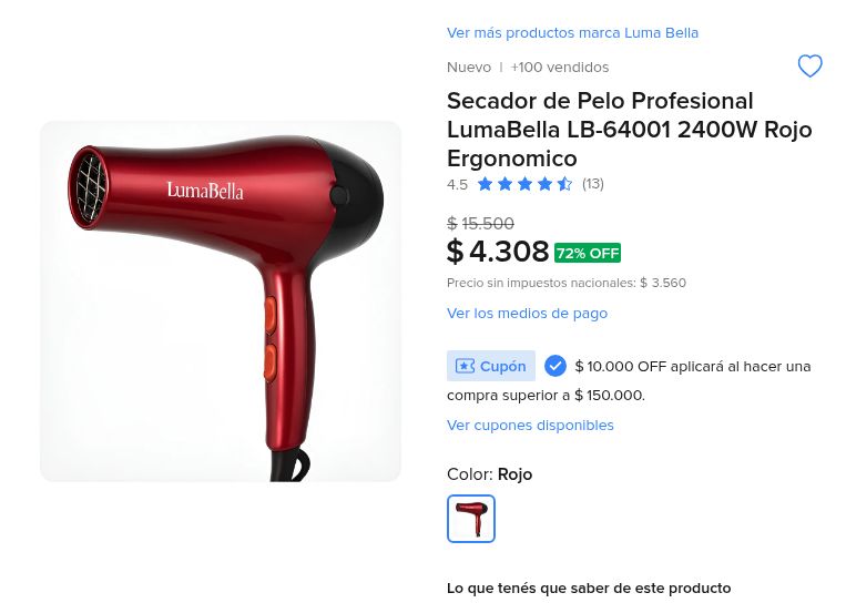 littletipsOK's tweet photo. OFERTA IMPERDIBLE YAAAAA SECADOR DE PELO REGALADOOO
$ 4.308  👉 https://t.co/ai0DptlwqJ YAAAAA https://t.co/vCl15rZrYB