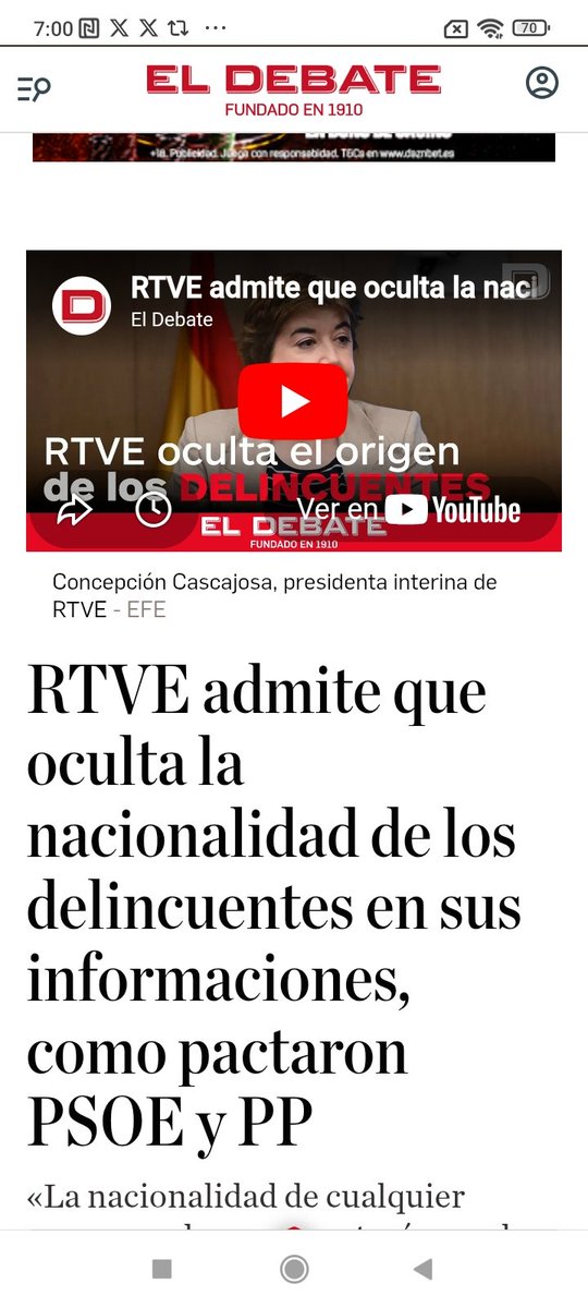 marinueves's tweet photo. @JosemaVallejo @ivr52 ¿Pero de qué os sorprendéis?
RTVE hace años que  reconoció que se ocultaba por orden del PP y del PSOE.
No son periodistas, los periodistas no acatan órdenes criminales, son panfleteros cómplices de las mafias. https://t.co/Oyf1lTTmSr