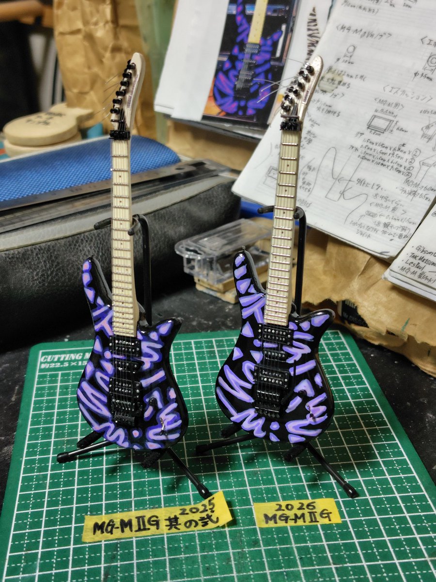 YAMAHA MG-MⅡG2026完成🥰 次もMG-Mミニチュア🎸製作します