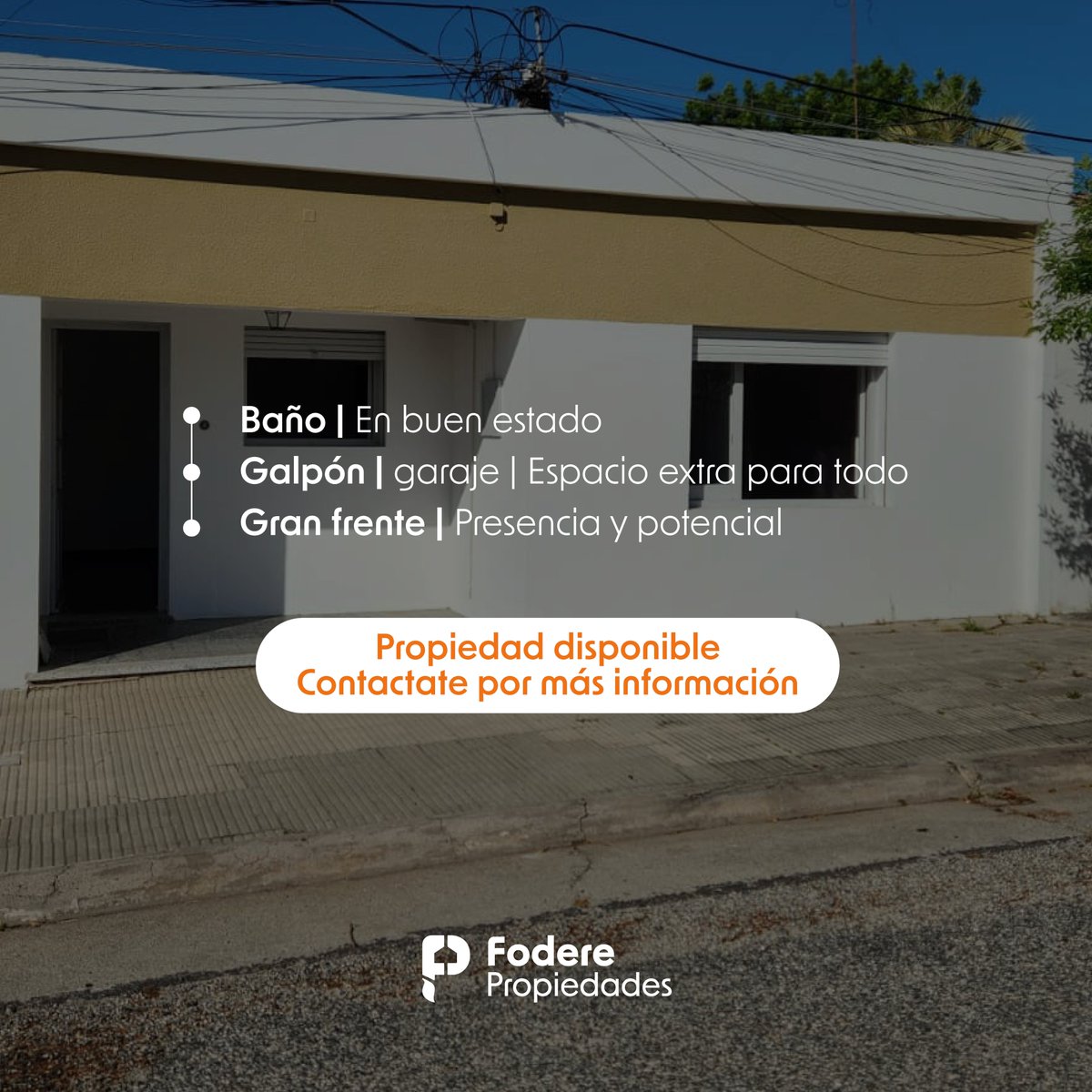 fodereprop's tweet photo. 🏠 Ombúes de Lavalle → En venta

Gran frente, gran espacio y barrio tranquilo donde todo está cerca.

Adentro encontrás 2 dormitorios, living, cocina comedor, baño y galpón/garaje. Una propiedad en muy buen estado, lista para que sea tuya.

📩 Escribinos y coordinamos la visita. https://t.co/TmKqZu9oP7