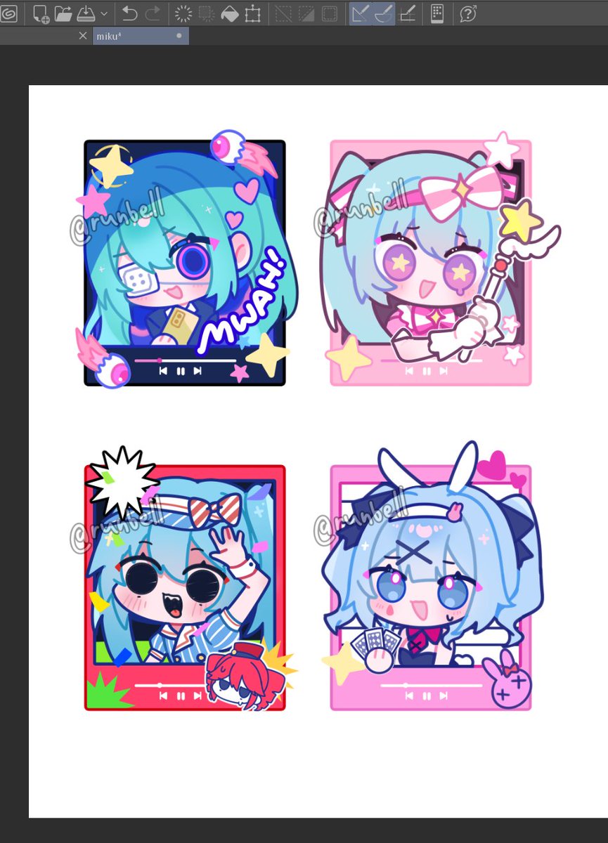 runbell_'s tweet photo. All my favorite Miku songs ♪
#CC1 #ComicCreative #初音ミク https://t.co/0X0lQAAKXX