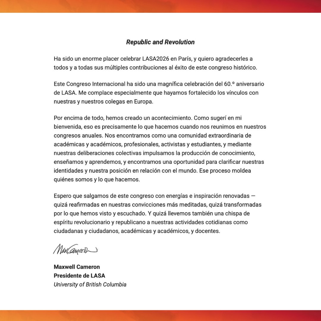Latin American Studies Association tweet media