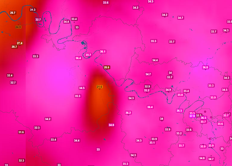 Firmin76's tweet photo. @ExtremeMeteo Le rêve niveau température :) https://t.co/9ym3XghtV1