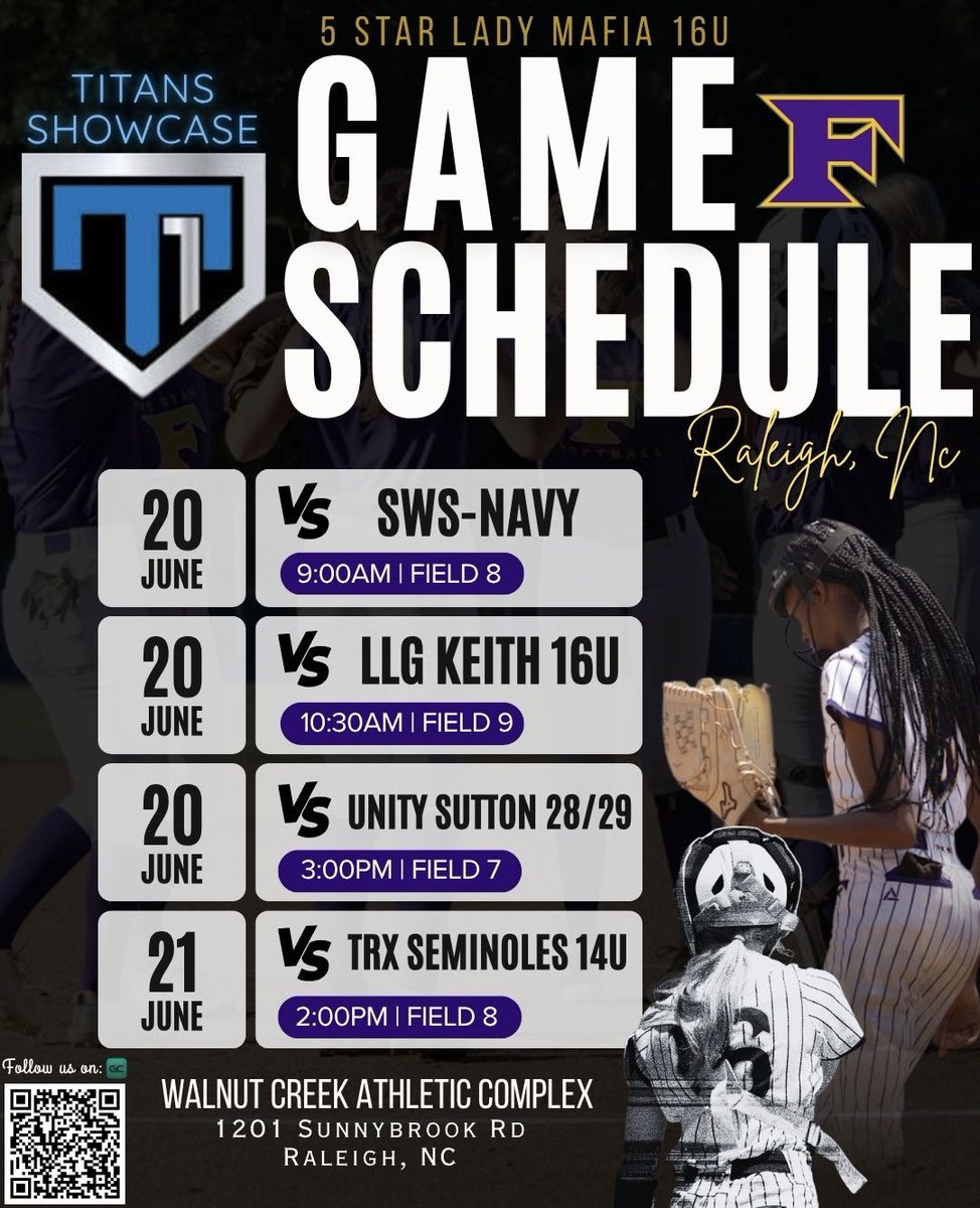 AddisynM2029's tweet photo. Heading to Raleigh this weekend with my girls 🔥
#GameDay #LadyMafia #SoftballLife #TravelBall #FastpitchSoftball #2029Grad #Recruiting #StudentAthlete #BallPlayer #PlayForTheNameOnTheFront #MafiaStrong #DiamondLife #SoftballFamily #LetsGo https://t.co/gKQyNFPZi8
