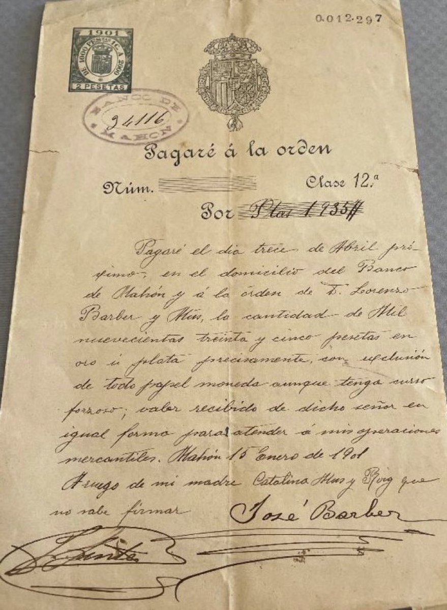 gabiciddeleon's tweet photo. Pagaré. 

Significa “apaciguar”, en el sentido de que a la entrega y con el pago se da calma a quien recibe y así apaciguarlo sin dar lugar a problemas. Nace en la Edad Media en el norte de Italia para evitar el riesgo de portar efectivo en caminos peligrosos. Del latin, pacare. https://t.co/MuazPHGLrj