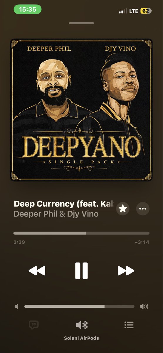 P_Solani_'s tweet photo. #DeepYano 
Deep Currency (feat. @KabzaDeSmall_ )
@DeeperPHILMusic + @djy_vino 🔥🤝💯

Sandak’bhakwa https://t.co/fJcGUdv5AH