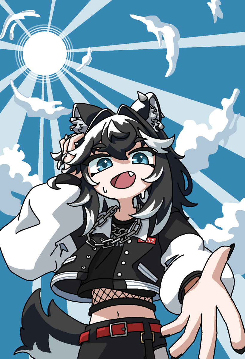 qamavoko's tweet photo. ☀️🐶💧
#kmnzart　#ねろおきろ https://t.co/VOnVODv8pZ