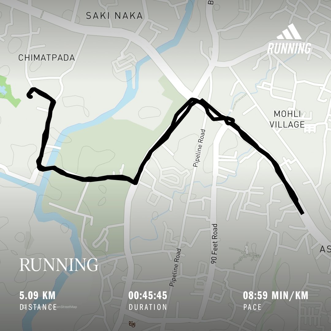 TabishSk21's tweet photo. #Campaign: #124O49_RunningForACause
Distance Ran on 19-Jun-2026 ==> 05 KMs
Running since 09-Aug-2022
Total Distance Ran in 1411 Days ==> 7055 KMs
#WhateverItTakesFromYou
#RunForACause
Upcoming Campaign: #124O49_WalkingToInfosys_PR
@Infosys @LifeAtInfy @InfosysCareers
#Infosys https://t.co/XFrGSK0mNU