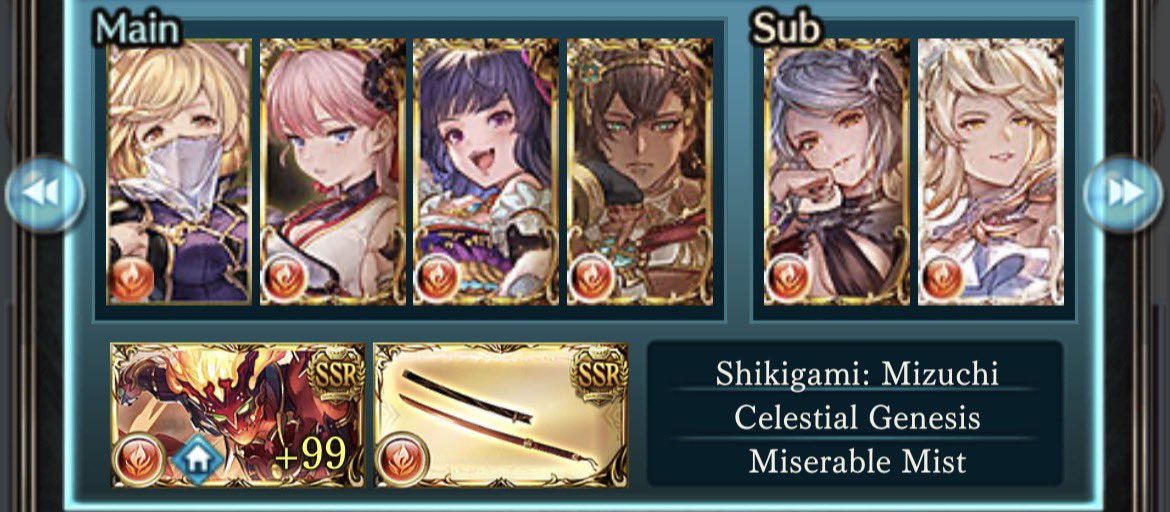 Every1sIssue's tweet photo. Closer for the solo to happen, got unlucky with Ewiyar stacks and Fediel stacks. Might switch Yuel for Esser but that makes hit count all the more scary https://t.co/wL8zEOlgso