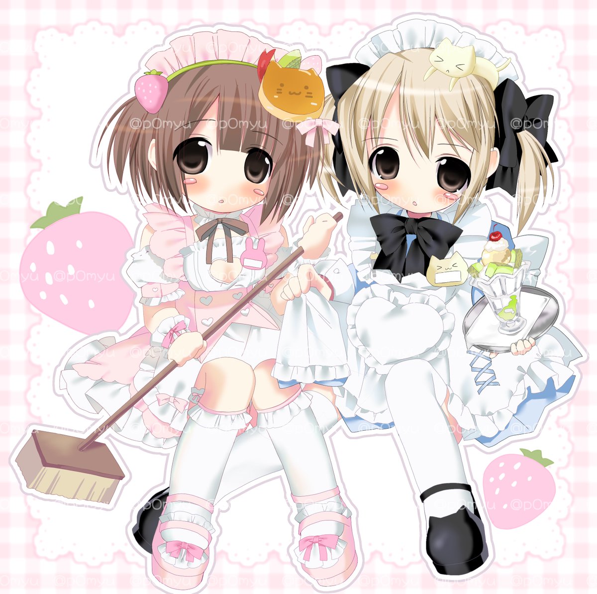 p0myu's tweet photo. Commission 🎀🐈‍⬛ https://t.co/TtaFwIhUfG