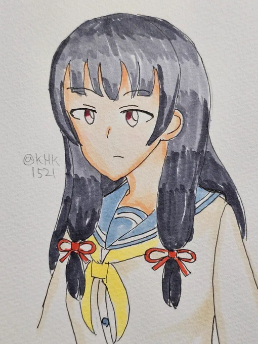 磯風さん #艦これ版真剣お絵描き60分一本勝負_20260619