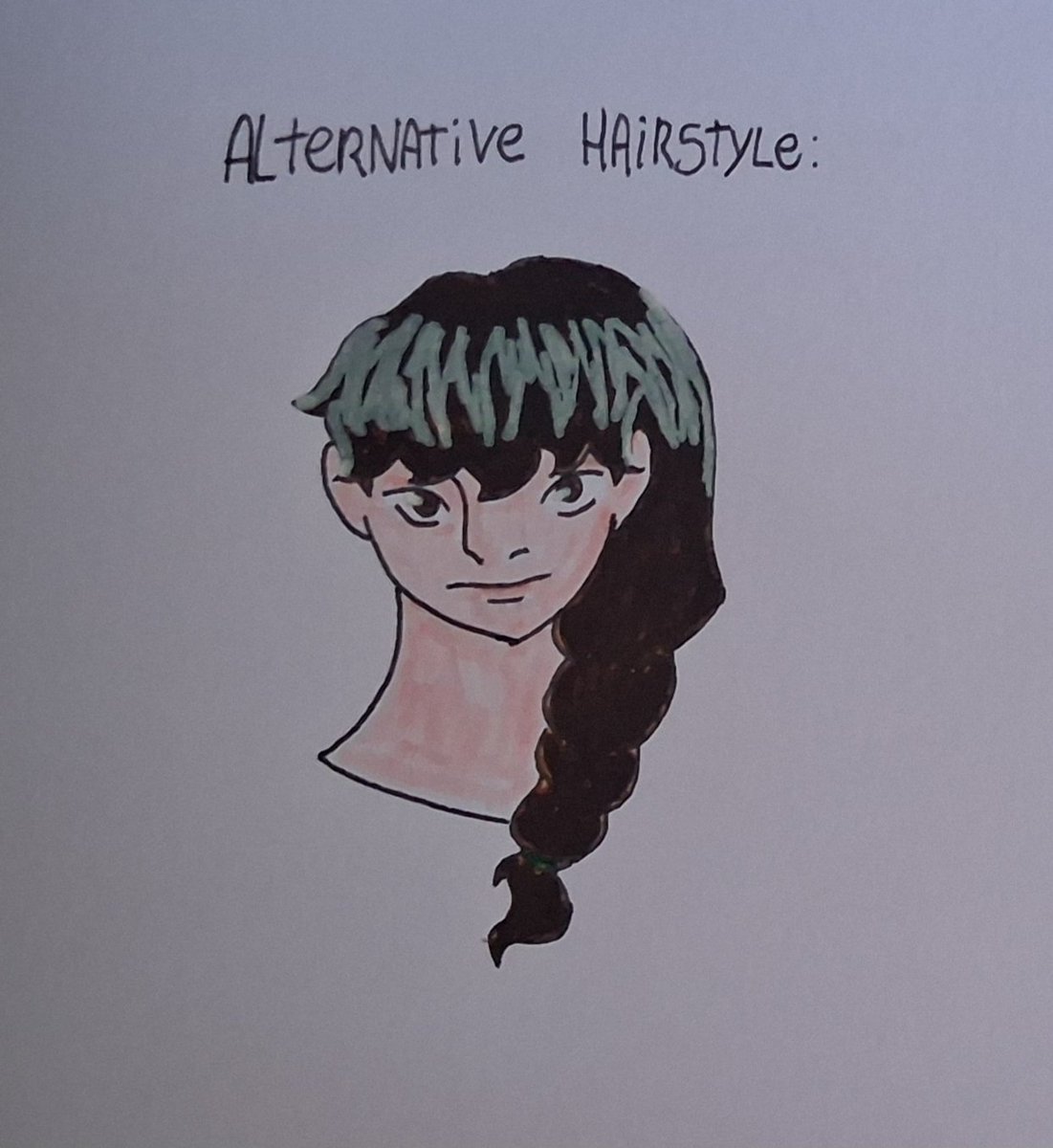 colapsoeclipse's tweet photo. #LoSWeek2026 Dia 5 e a prompt escolhida foi: Genderbend!

Tenho quase certeza que todos tiveram a mesma ideia de fazer o Shiryu mulher, mas pelo menos eu tentei inovar com o cabelo dela.

Em uma, ela tem o cabelo curtinho e na outra tentei fazer uma trança como a da Shurey ♂️🔄♀️ https://t.co/xRhgU54Fbk