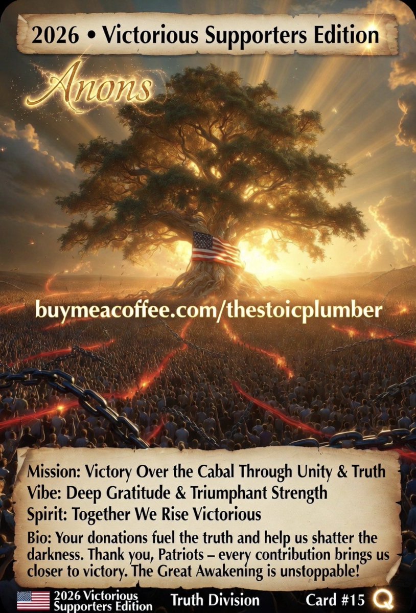 thestoicplumber's tweet photo. All,

GM☕️🌞

I am completely humbled and overwhelmed by the amount of support .

Trying to answer all public comments, DM’s here and on the buy me a coffee thingy and just can’t keep up.

Please know there are so many exciting things in the works 

The first 1776 was the start my friends. Every true Anon and REAL Patriot deserves to have their story told

Your support, prayer, love and donations fuel the fire for change.

I promise to work my ass off for you and will do my level best to not let you down.

Thank you 🙏