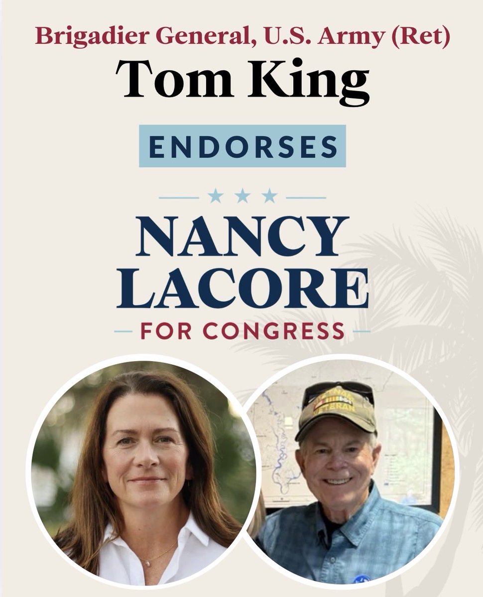 nancylacore's tweet photo. Thank you for your support, Brigadier General! https://t.co/lVAk1DF9dg