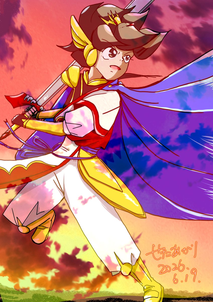 十六夜さーん！！描けました！ ど、どうかなぁ…？