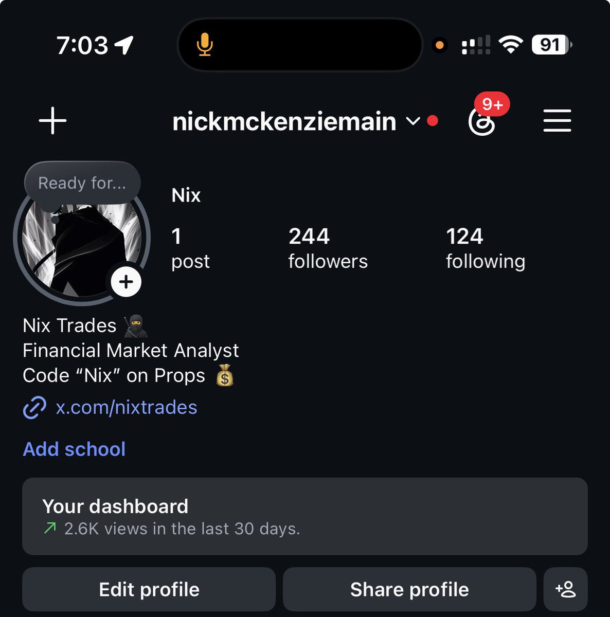 nixtrades's tweet photo. Fuck it spontaneous INSTAGRAM giveaway 

2 winners will be picked Monday. 

-Must be following my INSTAGRAM &amp; @TradersLaunch’s Instagram 

- Comment a 💙 and Tag 2 friends 

WINNERS PICKED MONDAY AT 9:00 est!!
Go into next week with a FREE ACCOUNT https://t.co/rprGsbC2bD