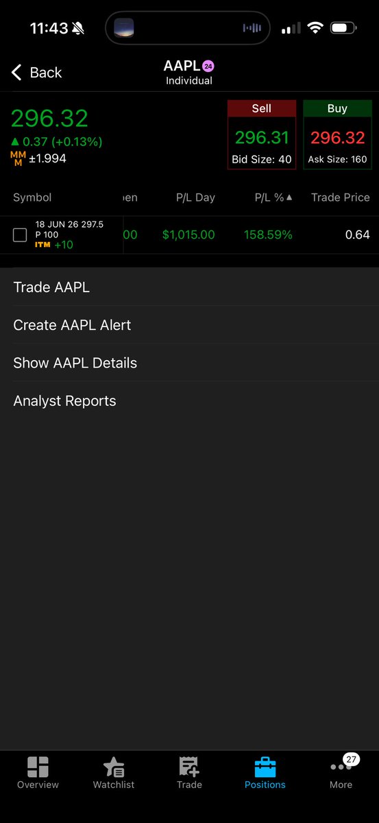breakdownsnipa's tweet photo. Yesterdays trades . $SPY last  runner which did hit over 100% on the put but held the entire position to 70+% and then hit almost 160% on $AAPL as well later on in the day . Getting  better at holding my winners https://t.co/fT9hkZOO4F