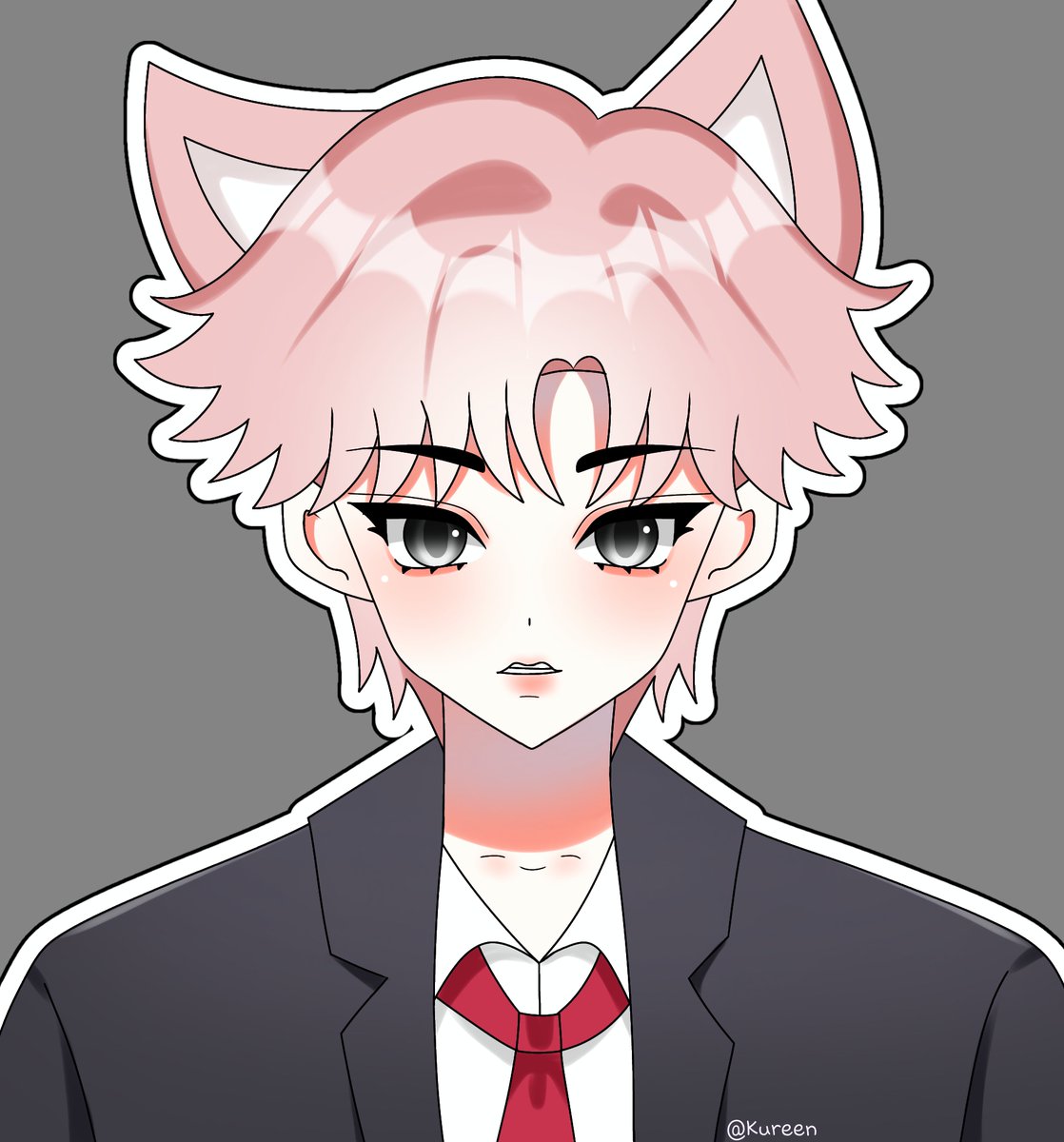 Kureen06's tweet photo. I just realized, I really like drawing/adding animal ears with the characters I do🫣

#artmoots #digitalart #ibispaintx https://t.co/Wi9CyeTbxE