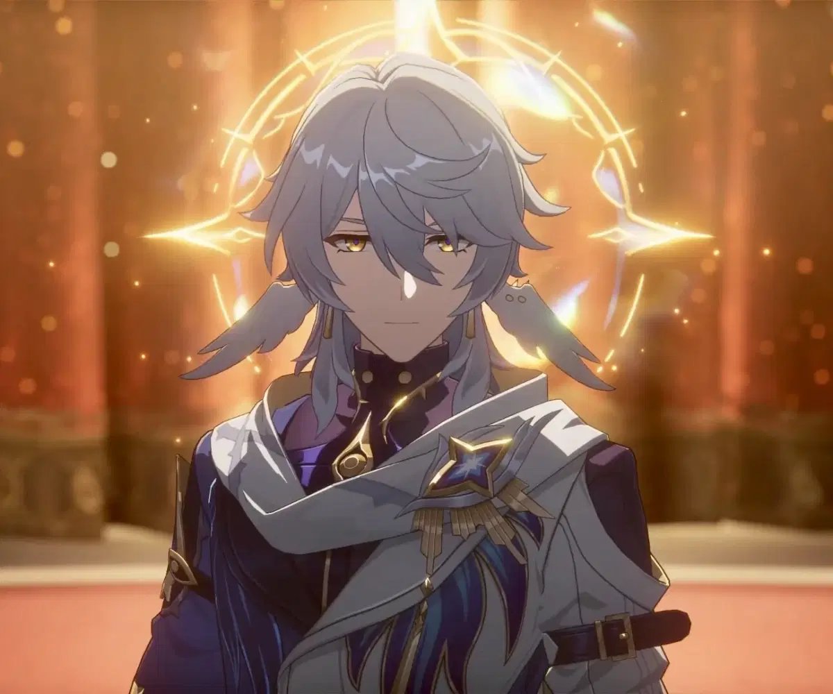 Symphony0fSun's tweet photo. Really love when his halo and eyes shine like this https://t.co/IcXISSvuoQ