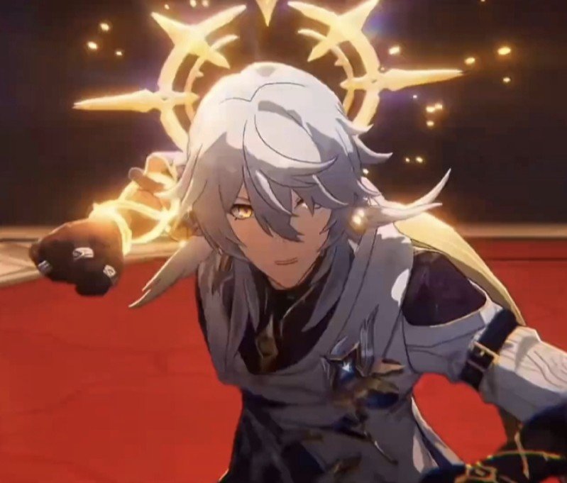 Symphony0fSun's tweet photo. Really love when his halo and eyes shine like this https://t.co/IcXISSvuoQ