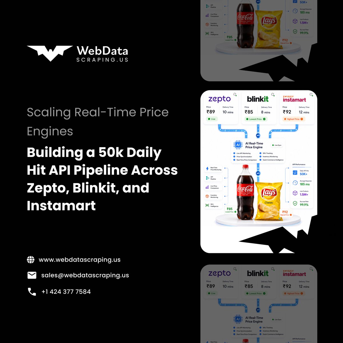 webdatascrapeus's tweet photo. ⚡ Real-time pricing intelligence for the fast-moving world of quick commerce.
Track pricing, promotions, and market trends.
https://t.co/n7Stw3XSQv
#QuickCommerce #WebDataScraping https://t.co/6nOXqUD1T7