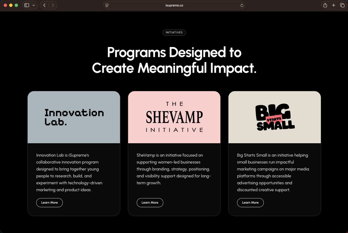 cmjofficial_'s tweet photo. Our impact initiatives have a new home.

https://t.co/fe7NGSoCUE https://t.co/k2rQQPbDXs