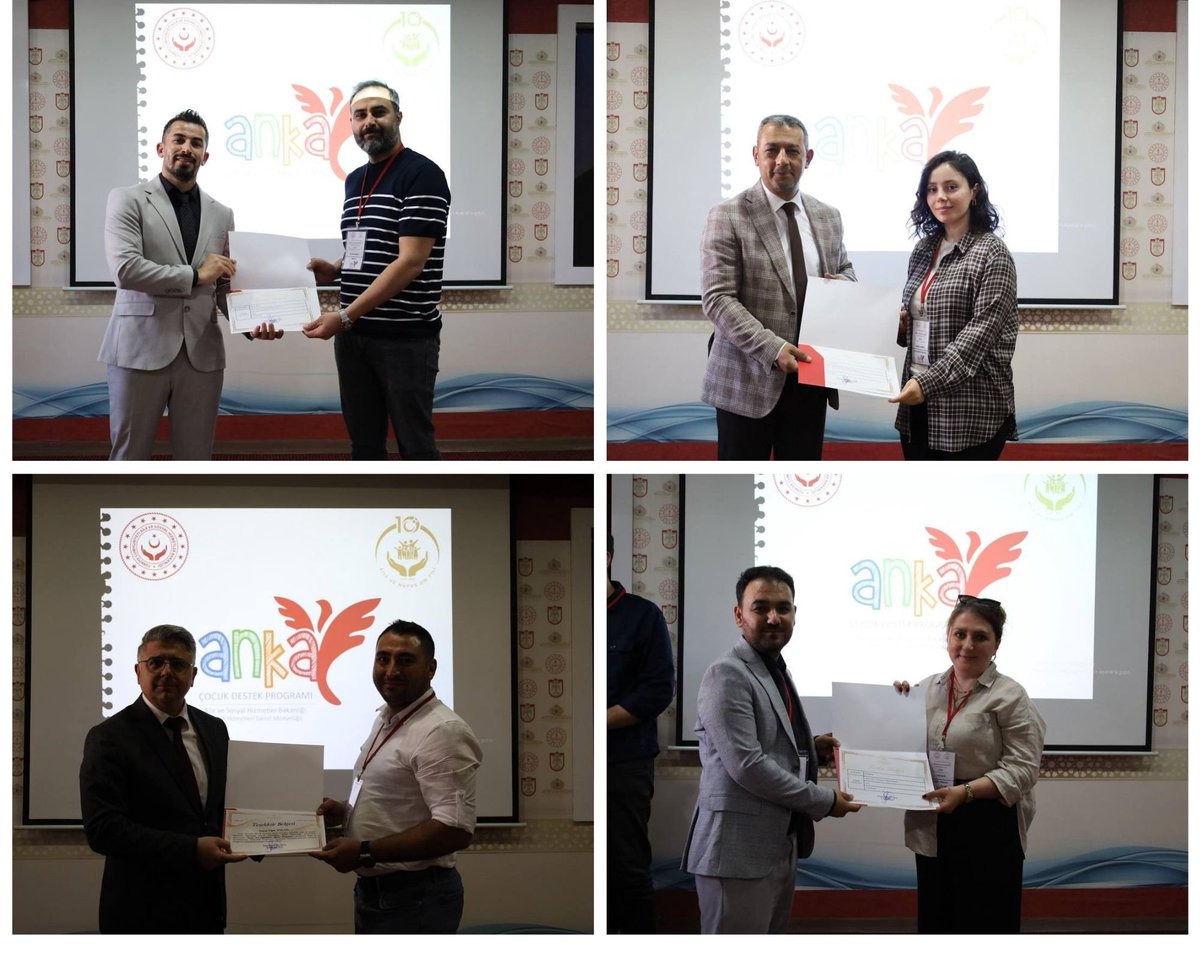 sivasavsh's tweet photo. 📍 Sivas ilimizde gerçekleştirilen ANKA 3.0 Bölge Eğitim Programı çevre illerden gelen meslek elemanlarının  katılımıyla tamamladı.

Bakanlığımız Çocuk Hizmetleri Genel Müdürlüğü tarafından yürütülen ANKA Çocuk Destek Programı’nın güncel versiyonu olan ANKA 3.0 kapsamında, 15-18 Haziran 2026 tarihleri arasında Müdürlüğümüz ev sahipliğinde gerçekleştirilen eğitim programı başarıyla tamamlandı.

Yozgat, Erzincan, Bayburt ve Gümüşhane illerinden katılım sağlayan meslek elemanlarının yer aldığı programın kapanışında, İl Müdürümüz Özgür Kırmızıtaş tarafından katılımcılara teşekkür ve katılım belgeleri takdim edildi. 

Çocuklarımızın psiko-sosyal gelişimlerini desteklemeye yönelik bilgi ve deneyim paylaşımının gerçekleştirildiği eğitim programı yapılan değerlendirmelerin ardından sona erdi.