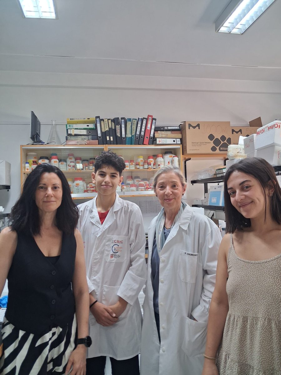 FatlivL's tweet photo. 🧬🥼Science is more than experiments 🧪🧫— it’s curiosity, teamwork and discovery. As always, our lab is proud to give secondary school students a real glimpse into everyday life in research 🔬🚀! 📸👇
@IIBmCSICUAM @FatlivL https://t.co/X1xxEQLrI0