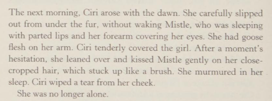 sleepy_devo's tweet photo. in the 1995 book "Time of Contempt", the 4th book in the original Witcher novel series, Ciri has a lesbian relationship with another woman

Every time these "they made it GAY and WOKE" losers come along, they reveal themselves to know nothing about the stories they claim to love https://t.co/QFndoIsVa8