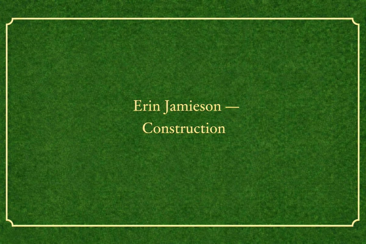 larotondereview's tweet photo. "Construction", by poet #ErinJamieson, is out now! Go read it on our Substack: 
https://t.co/wRKa6qXxtB https://t.co/qeXlc4g5Kd