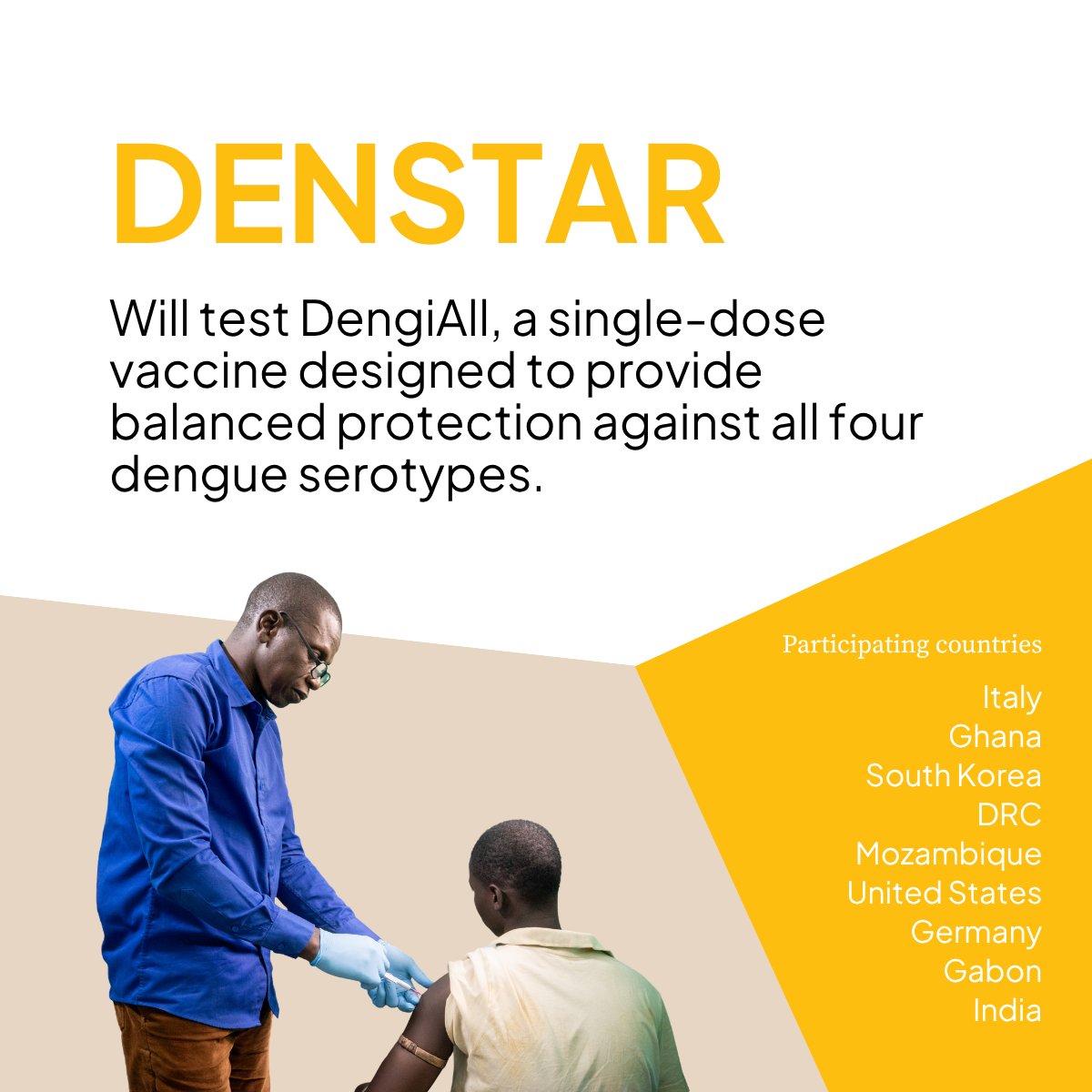 EDCTP3's tweet photo. €40 million to accelerate the development of vaccines against neglected tropical diseases (#NTDs) in sub-Saharan Africa.

Today, we highlight 3 newly signed projects that will advance research against #dengue and #chikungunya.

🔗 More: https://t.co/6ZKTtalbA4

#WorldDengueDay https://t.co/klyvlV7kjF