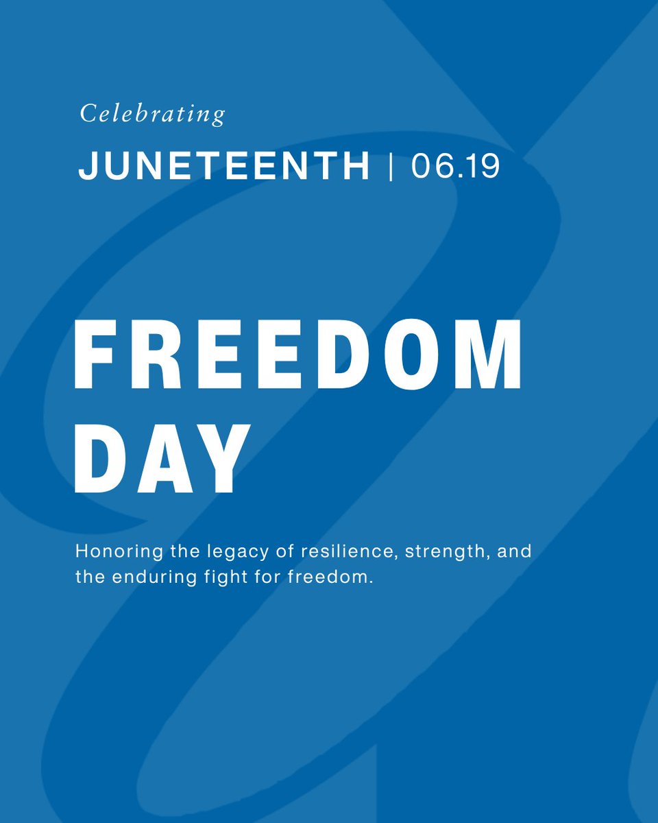 UMass's tweet photo. Today, we join the nation in commemorating Juneteenth, a day of remembrance, reflection &amp; celebration of freedom. That spirit guides our work every day, honoring the strength, perseverance &amp; countless contributions of Black Americans through education, research &amp; public service. https://t.co/dWxXv1GjPf