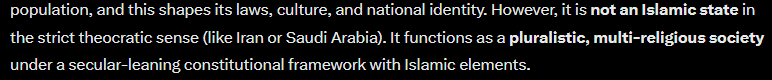 cryptofind69's tweet photo. @Jam_99X @eddienglfc @Mxllan You gotta read it until the end brother. You only count it as an Islamic state when Sharia law is applied to non-Muslims as well. No means NO. Yes, we are a majority Muslim country. That's a fact. https://t.co/YUYeqrlGH8