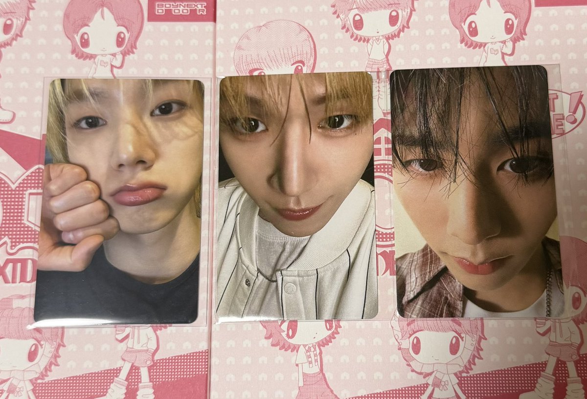 13otaku_'s tweet photo. BOYNEXTDOOR ボネクド ボイネク HOME トレカ weverse グローバル GB交換

譲　ソンホ、リウ、テサン

求　同種ジェヒョン

横浜Kアリ8/21.22.23会場にて手渡し交換希望

お気軽にお声がけください！ https://t.co/r7HJMxXID6