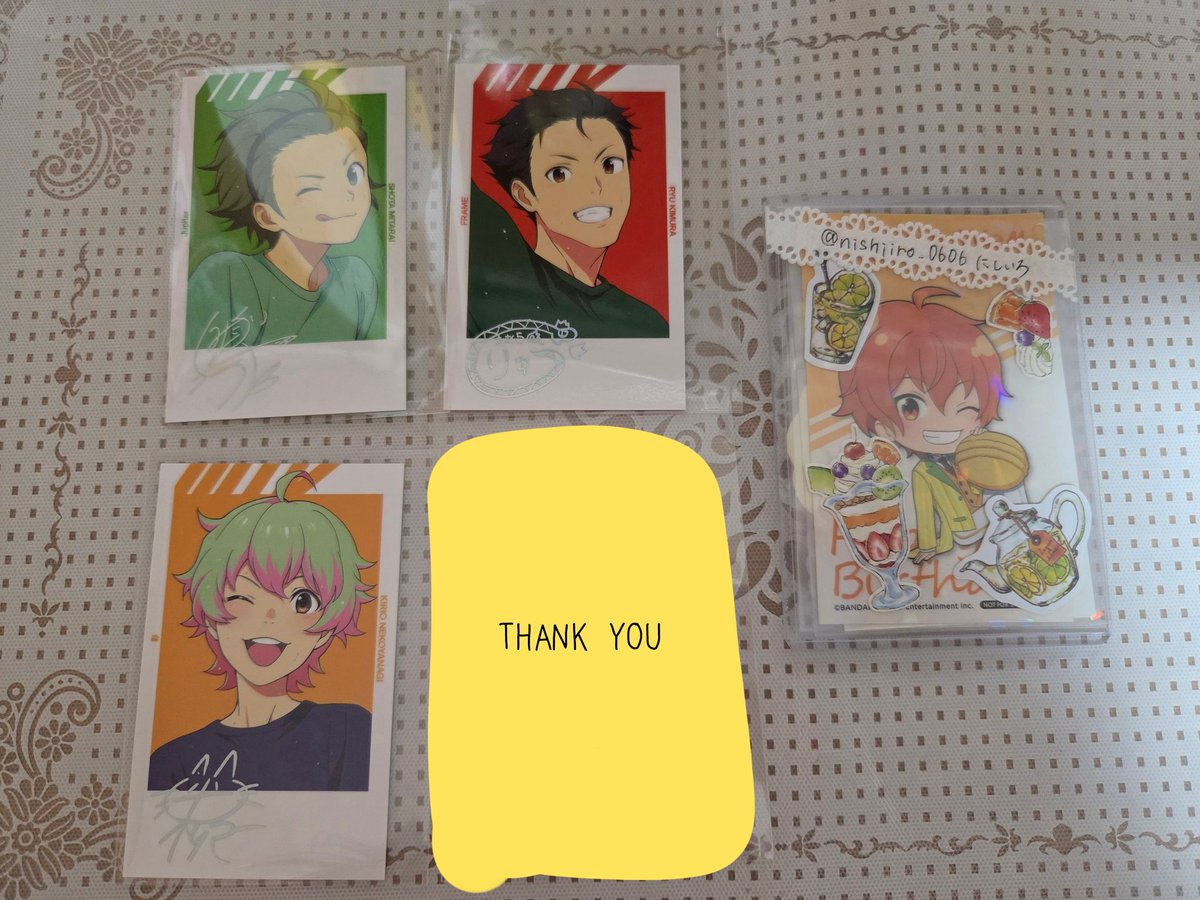 nishiiro_0606's tweet photo. 【交換】SideM FiFS

求:フォトカ表情箔押し  レア
享介 恭二* ＞＞ 悠介
(*は友人分1点)

譲:同種 翔太 龍 キリオ
他画像異種

郵送orツイフィ内場所でのお手渡し
異種も1:1
不明点ございましたら、ご相談ください
宜しくお願いいたします https://t.co/AtNL8ao5Xt