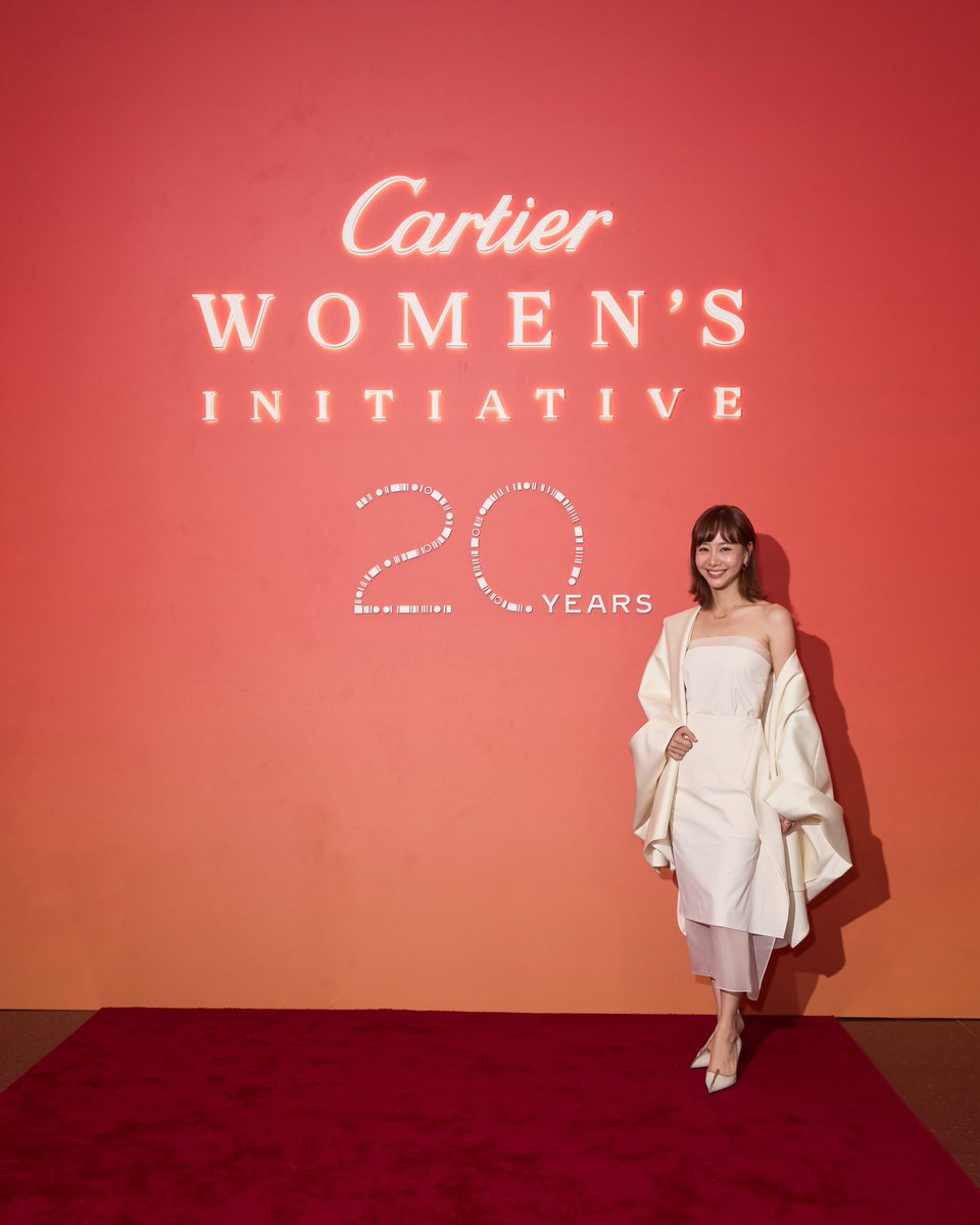 Toeyjarinteam's tweet photo. Toey Jarinporn at the Cartier Women’s Initiative 2026 Workshop &amp; Awards Ceremony.

#CWI2026 #CWI20th
#ToeyJarinporn #เต้ยจรินทร์พร https://t.co/46BU7Z4uMI