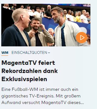 PHofnarr's tweet photo. 🎭 Das große Rätsel der Rekordquoten – oder: Was wollen Fußballfans eigentlich sehen?

Hallo ihr Realisten, willkommen im Land des betreuten Denkens.

Ach, wie herrlich.

MagentaTV feiert Rekordzahlen.

Und natürlich wird sofort erklärt:

Mehr Spiele.

Mehr Angebot.

Mehr Exklusivrechte.

Und damit sei das Geheimnis gelöst.

Oder vielleicht auch nicht.

Denn wer sich einmal die Kommentarspalten, Bewertungen und Diskussionen zu diesem Thema anschaut, stößt immer wieder auf denselben Punkt.

Viele Zuschauer haben schlicht keine Lust mehr auf die Öffentlich-Rechtlichen.

Und nein, dabei geht es oft nicht einmal um das Geld.

Im Gegenteil.

Viele schreiben ganz offen, dass sie lieber für MagentaTV bezahlen, weil sie dort einfach Fußball schauen können.

Fußball.

Nicht die nächste politische Diskussionsrunde in der Halbzeitpause.

Nicht die nächste Belehrung darüber, welche Partei gerade besonders böse ist.

Nicht die nächste Runde über die AfD.

Nicht die nächste Diskussion über Klimawandel, gesellschaftspolitische Themen oder irgendwelche Debatten, die mit dem eigentlichen Spiel überhaupt nichts zu tun haben.

Und genau das wird in den Kommentaren immer wieder kritisiert.

Da sitzen Menschen vor einem Fußballspiel und wollen Fußball sehen.

Und plötzlich werden Studiogäste eingeladen, die mit Fußball ungefähr so viel zu tun haben wie ein Staubsauger mit Tiefseeforschung.

Dann wird nicht über Taktik gesprochen.

Nicht über das Spiel.

Nicht über den Schiedsrichter.

Nicht über die Mannschaften.

Sondern wieder über Politik.

Wieder über Haltung.

Wieder über gesellschaftliche Debatten.

Und viele Zuschauer haben darauf einfach keine Lust mehr.

Sie wollen wenigstens beim Fußball einmal ihre Ruhe haben.

Und das Interessante daran:

Diese Kritik kommt längst nicht mehr nur aus Deutschland.

Selbst in österreichischen Kommentaren liest man immer wieder dieselben Beschwerden.

Die Leute wollen Fußball.

Nicht politische Dauerbeschallung.

Nicht die nächste Erziehungsstunde.

Nicht die nächste Moralpredigt zwischen Anstoß und Halbzeit.

Sondern schlicht und einfach Fußball.

Eine erstaunlich radikale Forderung im Jahr 2026.

Und genau deshalb liest man immer wieder dieselben Kommentare:

„Lasst mich einfach Fußball schauen.“

„Ich möchte Sport sehen und keine politische Talkshow.“

„Ich bezahle lieber dafür, als mir das anzutun.“

Und das sind eben nicht nur einzelne Stimmen.

Das sind tausende Kommentare, die immer wieder denselben Punkt ansprechen.

Das wirklich Lustige daran:

Anschließend wundert man sich über Rekordzahlen bei anderen Anbietern.

Dabei sagen viele Zuschauer seit Jahren ziemlich deutlich, was sie wollen.

Nicht mehr.

Nicht weniger.

Fußball.

Neunzig Minuten Fußball.

Und vielleicht eine Analyse über Fußball.

Aber eben keine politische Dauerbeschallung während einer Fußballübertragung.

So banal kann die Erklärung manchmal sein.

Aber im Land des betreuten Denkens sucht man lieber nach komplizierten Antworten, wenn die einfache Antwort politisch unbequem wird.

🎭