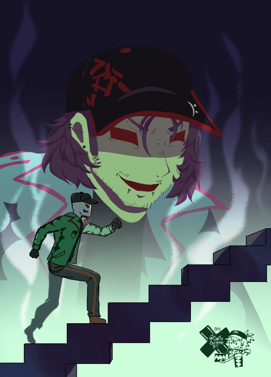 DailyGrieferBT's tweet photo. Day 195
"HAPPY BIRTHDAY BRAD THANIYEL!!! Did you really think I'd let this day pass quietly? I know the kind of power you vibe with, the kind that keeps climbing no matter what. You know the rule, EVEN IF THE STAIRS NEVER END, WE KEEP CLIMBING!!" -🪲
#blocktales #griefer https://t.co/nsqjLIABhM