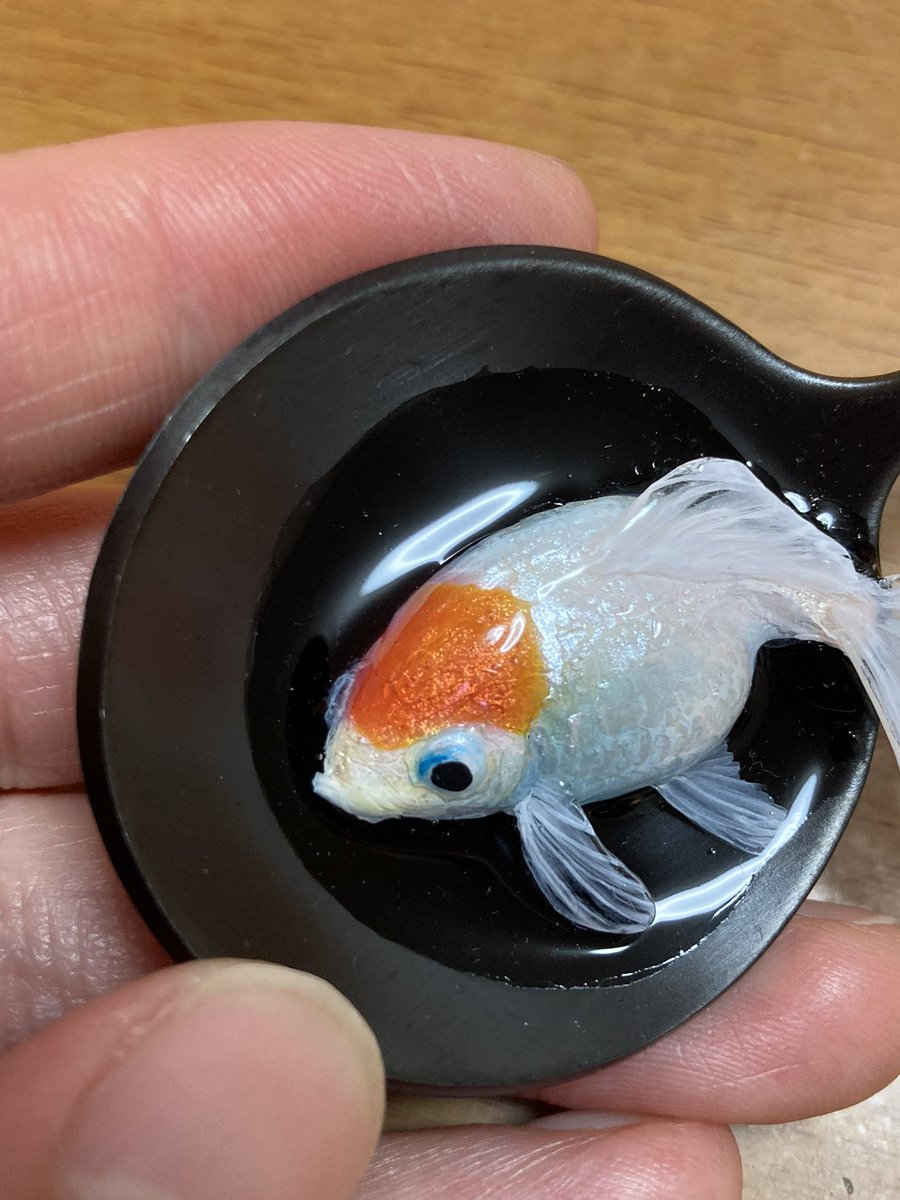 SheetaNicole's tweet photo. #リアルに見えたらリポスト 

絵の具で描いた金魚ε( ε•o•)э🫧 https://t.co/f0YcLrMDNm