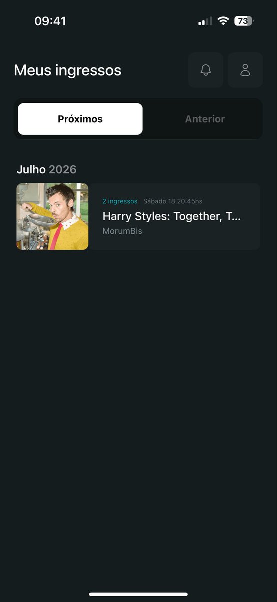 linewalls94's tweet photo. VENDO 2 INGRESSOS HARRY STYLES TOGETHER TOGETHER DIA 18/07 PISTA COMUM

Motivo: tenho prova de concurso dia 19, logo fica inviável pra eu ir 

Ingresso: PISTA 
Data: 18/07
Tipo: meia entrada (estudante) https://t.co/spHlRISDEO