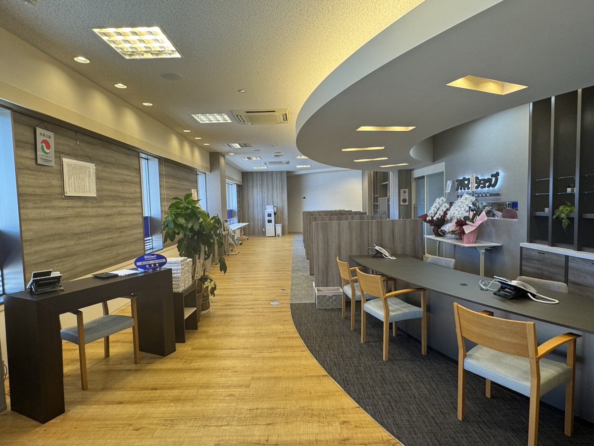 mickey_1248's tweet photo. 今日、朝日不動産本社併設の、アパマン富山南店が、移転オープンしました✨　店舗の面積が３倍となり、広々てゆったりした店舗になりました☺️ お客様には、快適に、お部屋探しをしていただけます🤗　お店に遊びにも来てくださいね🎶 https://t.co/NHV2nub16S