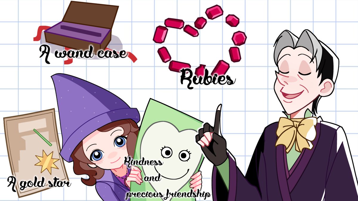 LoickElefant's tweet photo. Our gifts to each other.
#sofiathefirst #princesssofia #cedricthesorcerer https://t.co/CJIi2vzOir