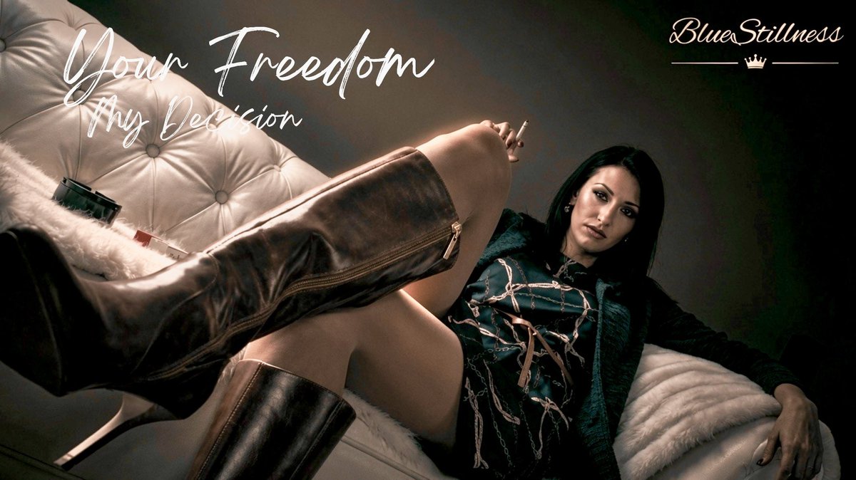BlueStillnmnzy's tweet photo. The answer is obvious .. Yes .. my freedom, choices and pleasure .. they all belong to You. One word from You and any illusion of freedom disappears.
#Findom #Femdom #TotalControl #TPE https://t.co/5fzgOFJ1Sz