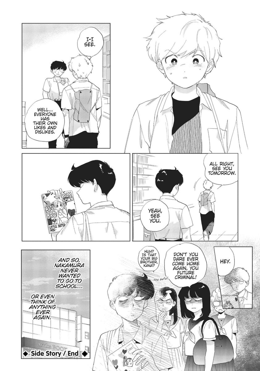 maru_chan_art_'s tweet photo. Its really funny to me how this is the last thing we see of Nakamura in the manga https://t.co/WaE53DiaFg