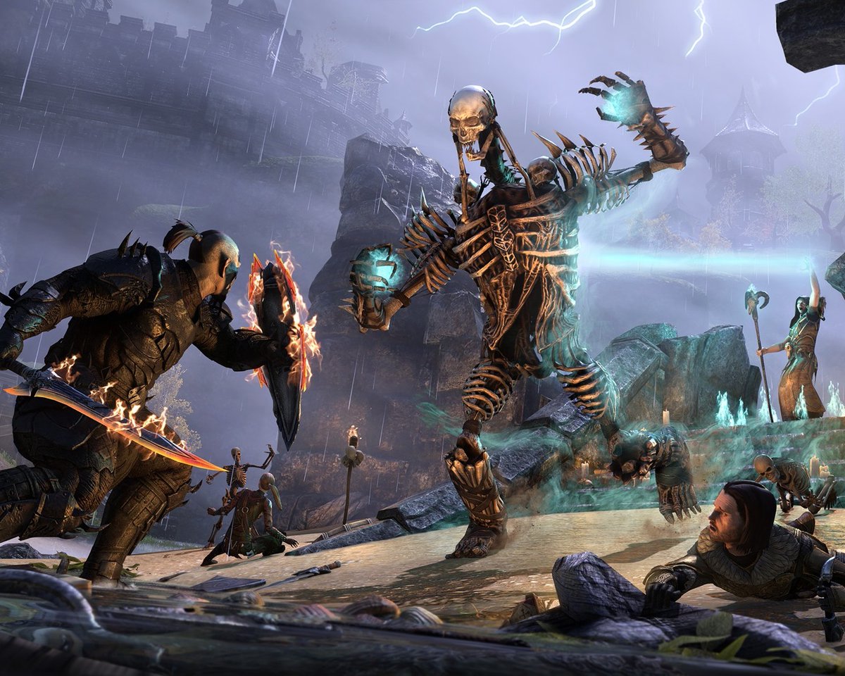 TESOnline_fr's tweet photo. Mettez vos compétences à l'épreuve et dépassez vos limites avec le nouveau système de difficulté de défi, dont le lancement est accompagné d'une campagne spéciale des poursuites dorées ! 
https://t.co/x87TRXzolq https://t.co/5ebpxJGv74